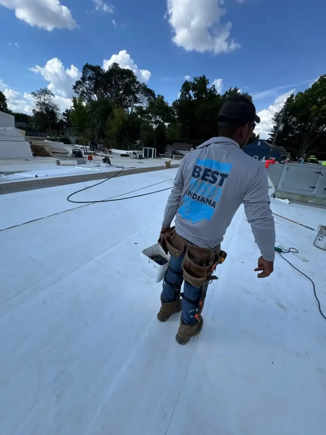 Manufacturer-certified roof installation in Linton